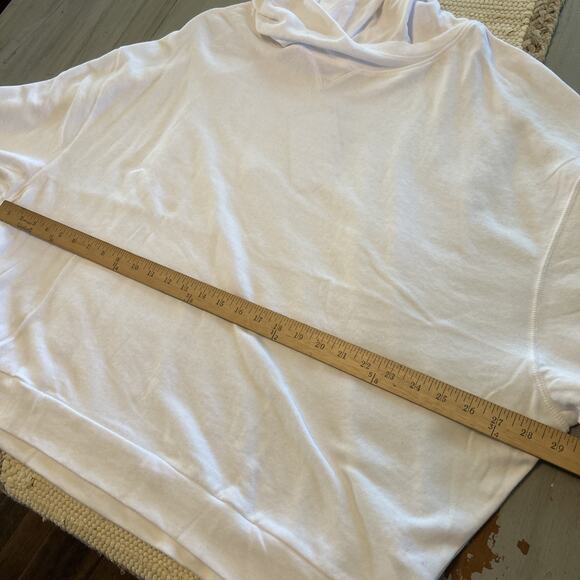 NWT Fabletics White Brisa Terry Cloth Hoodie Size XXL Athleisure Oversized - Picture 4 of 7